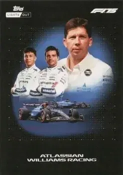 2025 Topps Lights Out Formula 1 feature card