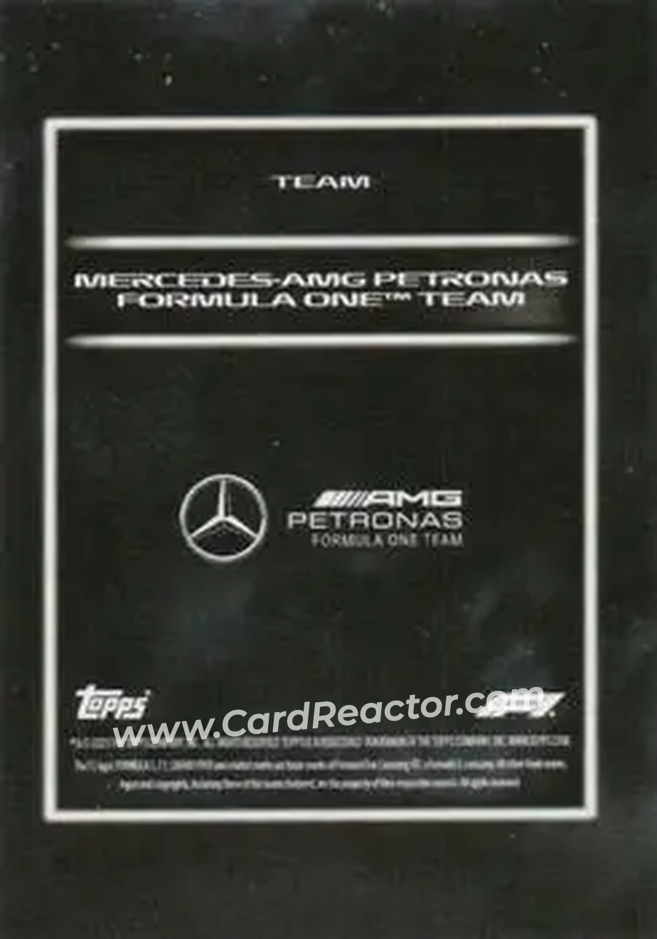 2025 Topps Lights Out Formula 1 #NNO - Mercedes AMG Petronas Formula One Team - Mercedes-AMG Petronas Formula One Team - Back 2025 Topps Lights Out Formula 1 #NNO - Mercedes AMG Petronas Formula One Team - Mercedes-AMG Petronas Formula One Team - Back
