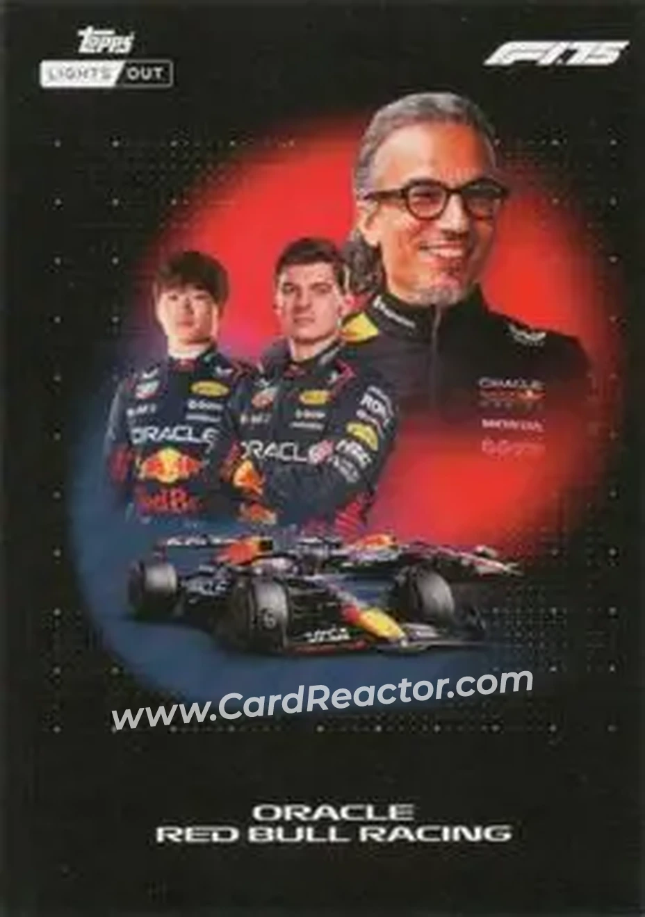 2025 Topps Lights Out Formula 1 #NNO - Oracle Red Bull Racing - Oracle Red Bull Racing - Front