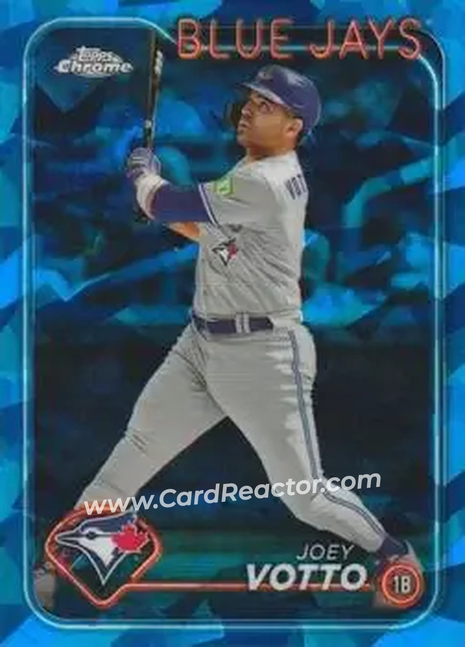 2024 Topps Chrome Update Sapphire Edition #USCS16 - Joey Votto - Toronto Blue Jays - Front
