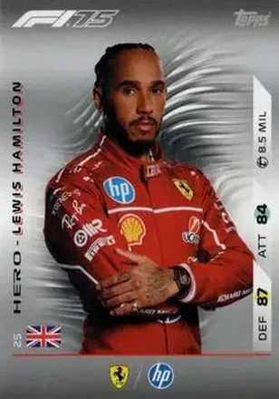 2025 Topps Turbo Attax F1 #25 - Lewis Hamilton - Scuderia Ferrari HP
