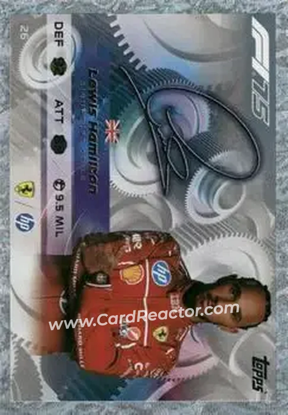 2025 Topps Turbo Attax F1 #26 - Lewis Hamilton - Scuderia Ferrari HP - Front