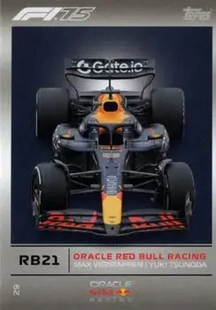 2025 Topps Turbo Attax F1 #29 - Oracle Red Bull Racing - Oracle Red Bull Racing