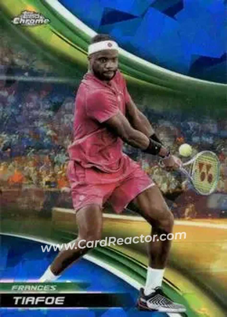 2025 Topps Chrome Sapphire Edition #22 - Frances Tiafoe - Front