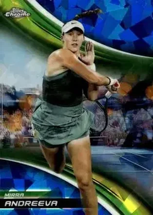 2025 Topps Chrome Sapphire Edition #27 - Mirra Andreeva