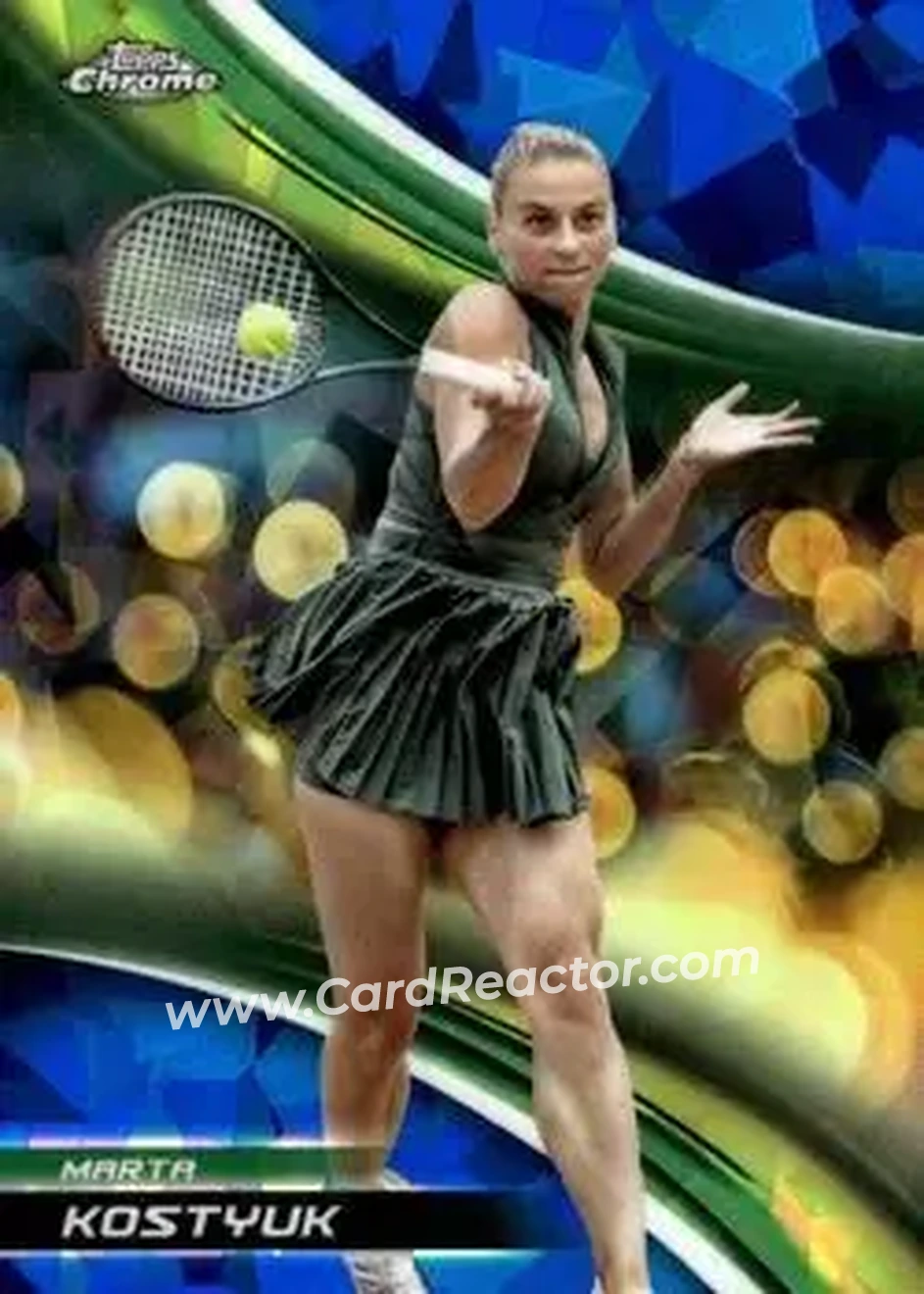 2025 Topps Chrome Sapphire Edition #29 - Marta Kostyuk - Front