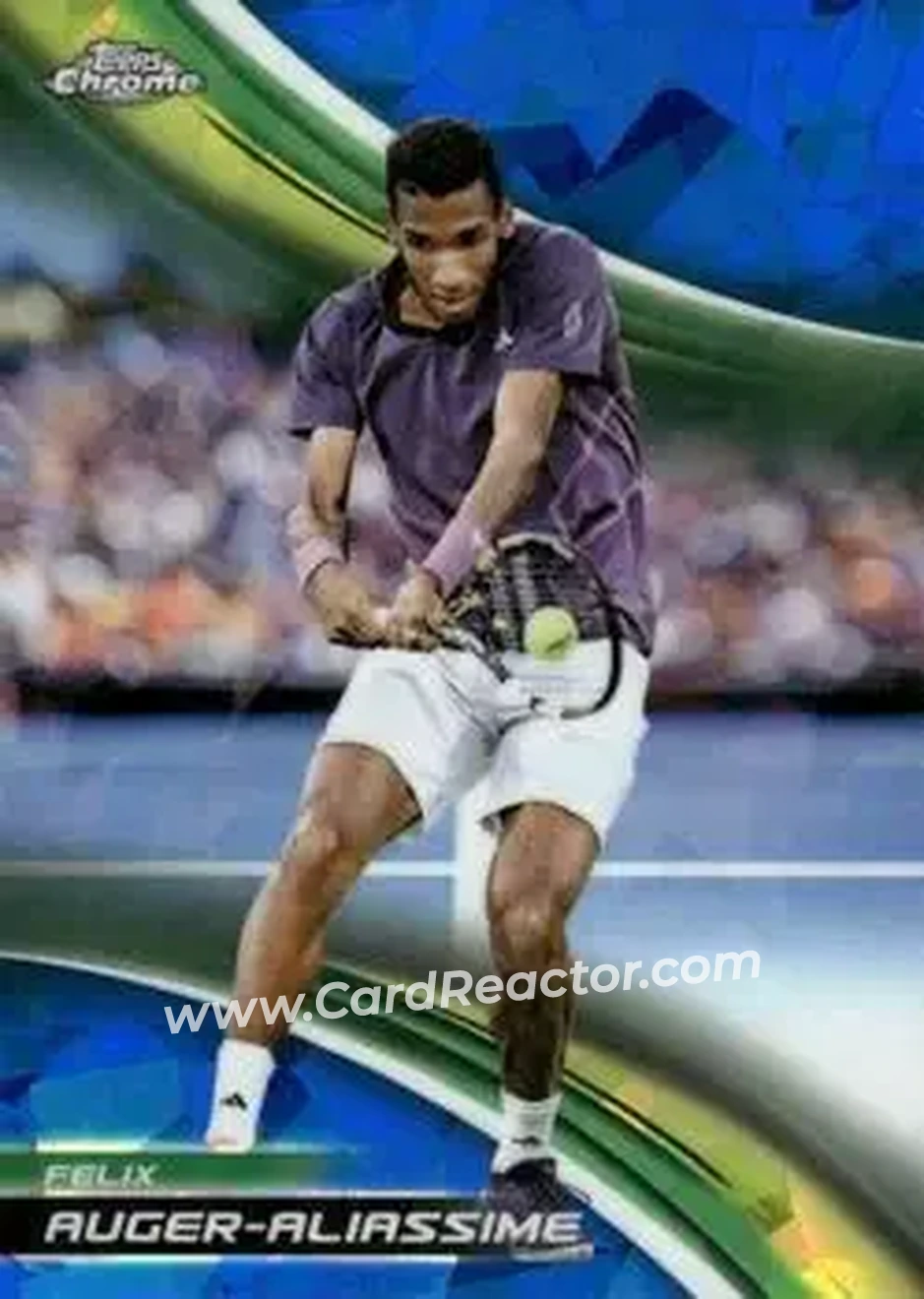 2025 Topps Chrome Sapphire Edition #30 - Felix Auger-Aliassime - Front