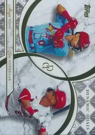 2024 Topps Dynamic Duals #16 - Masyn Winn - Lars Nootbaar - St. Louis Cardinals - St. Louis Cardinals