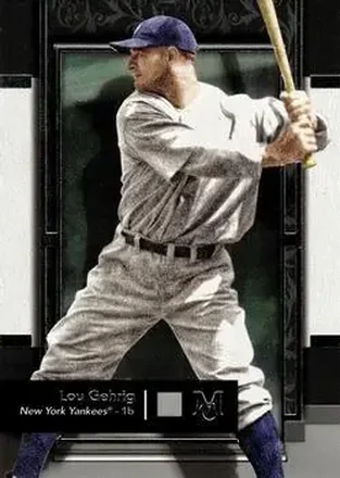 2024 Topps Museum Collection #19 - Lou Gehrig - New York Yankees