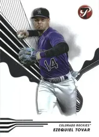 2024 Topps Pristine #12 - Ezequiel Tovar - Colorado Rockies