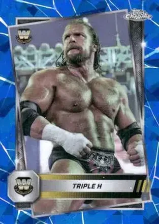2025 Topps Chrome Sapphire Edition WWE #22 - Hunter Hearst Helmsley
