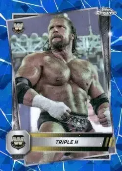 2025 Topps Chrome Sapphire Edition WWE feature card