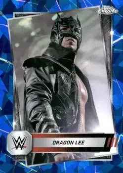 2025 Topps Chrome Sapphire Edition WWE feature card