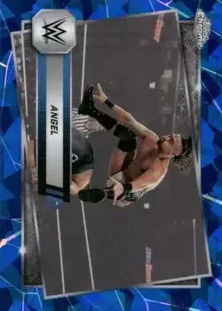 2025 Topps Chrome Sapphire Edition WWE feature card