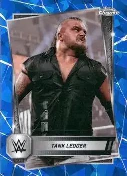 2025 Topps Chrome Sapphire Edition WWE feature card
