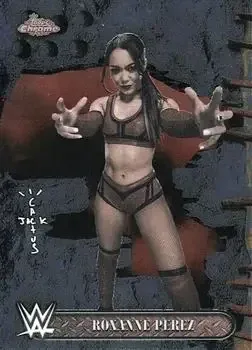 2025 Topps Chrome WWE x Cactus Jack feature card