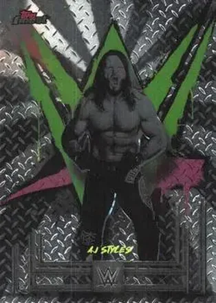 2025 Topps Finest WWE #23 - AJ Styles