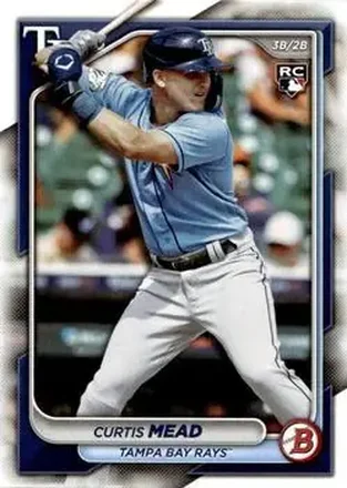 2024 Bowman #28 - Curtis Mead - Tampa Bay Rays
