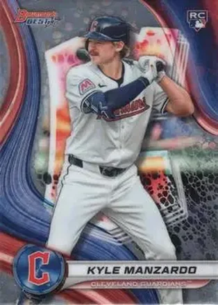 2024 Bowman's Best #22 - Kyle Manzardo - Cleveland Guardians