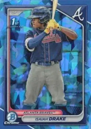 2024 Bowman Sapphire Edition #BCP-21 - Isaiah Drake - Atlanta Braves