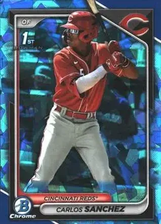 2024 Bowman Sapphire Edition #BCP-25 - Carlos Sanchez - Cincinnati Reds
