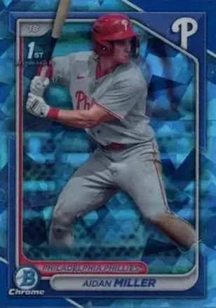 2024 Bowman Sapphire Edition #BCP-27 - Aidan Miller - Philadelphia Phillies