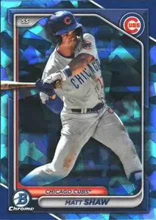 2024 Bowman Sapphire Edition #BCP-30 - Matt Shaw - Chicago Cubs