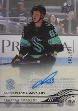 2025-26 Upper Deck Clear Cut #CC-JM - Jacob Melanson - Seattle Kraken