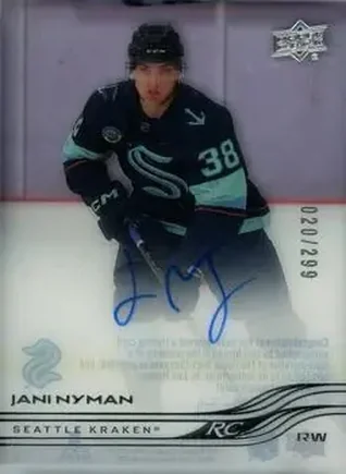 2025-26 Upper Deck Clear Cut #CC-JN - Jani Nyman - Seattle Kraken