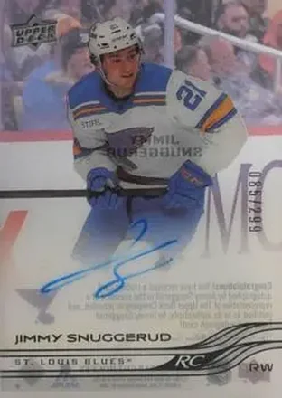 2025-26 Upper Deck Clear Cut #CC-JS - Jimmy Snuggerud - St. Louis Blues