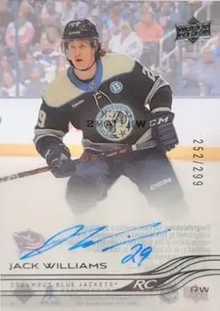 2025-26 Upper Deck Clear Cut #CC-JW - Jack Williams - Columbus Blue Jackets