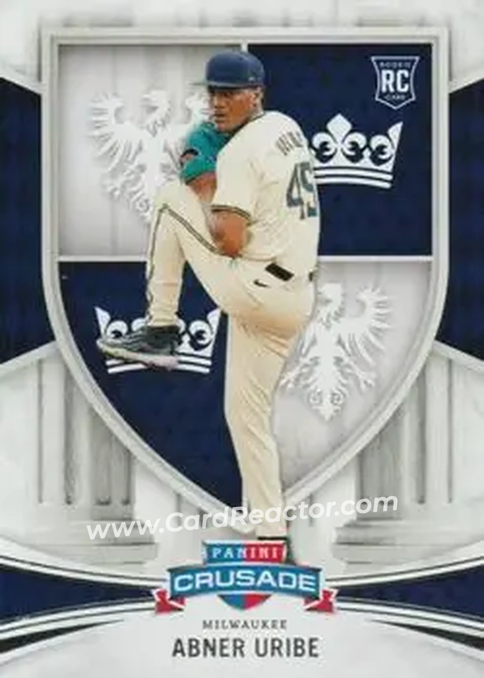 2024 Panini Crusade #21 - Abner Uribe - Milwaukee Brewers