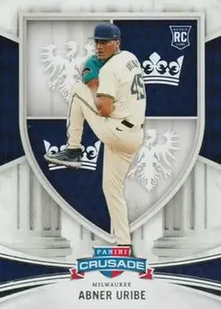 2024 Panini Crusade #21 - Abner Uribe - Milwaukee Brewers