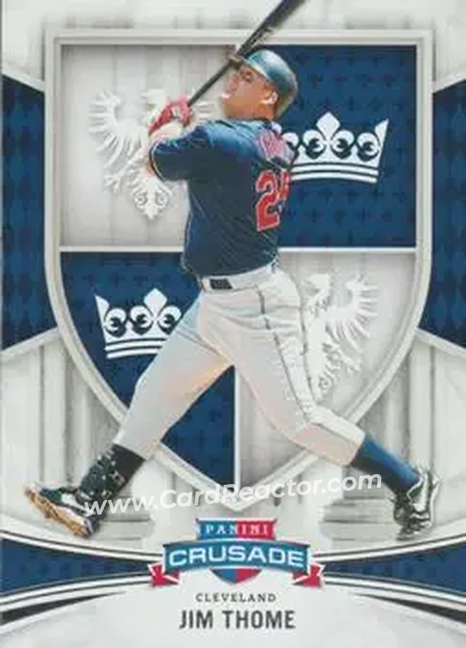 2024 Panini Crusade #22 - Jim Thome - Cleveland Indians - Front 2024 Panini Crusade #22 - Jim Thome - Cleveland Indians - Front