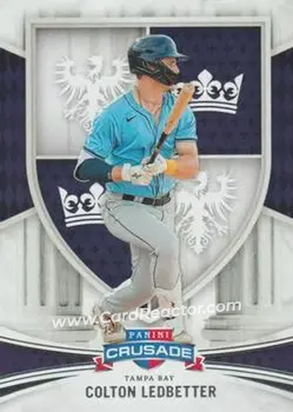 2024 Panini Crusade #25 - Colton Ledbetter - Tampa Bay Rays - Front