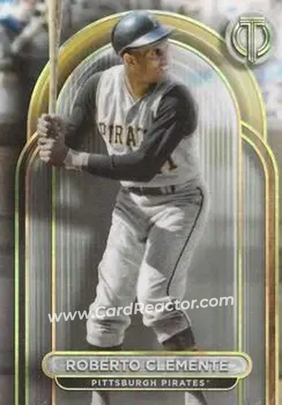 2024 Topps Tribute #15 - Bob Clemente - Pittsburgh Pirates - Front 2024 Topps Tribute #15 - Bob Clemente - Pittsburgh Pirates - Front