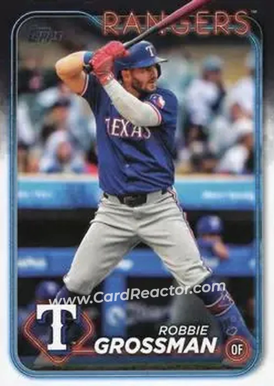 2024 Topps Update #US11 - Robbie Grossman - Texas Rangers - Front