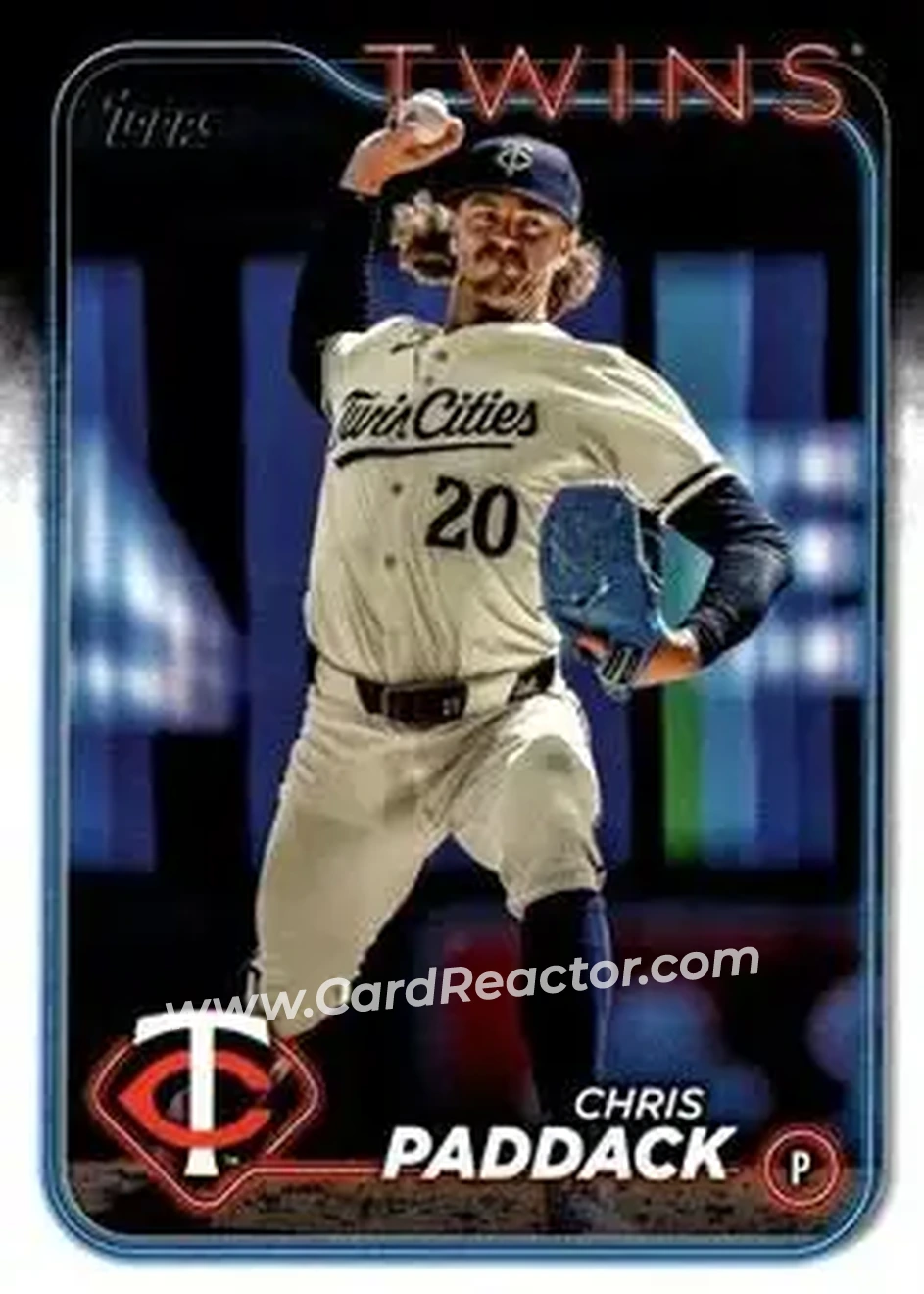 2024 Topps Update #US14 - Chris Paddack - Minnesota Twins - Front