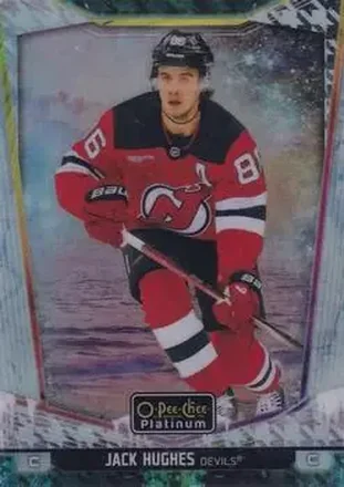 2024-25 O-Pee-Chee Platinum #13b - Jack Hughes - New Jersey Devils