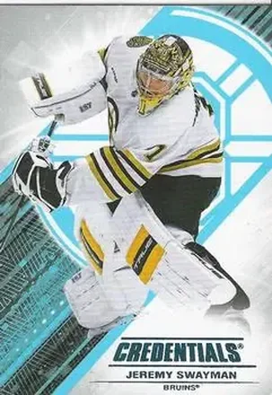 2024-25 Upper Deck Credentials #1 - Jeremy Swayman - Boston Bruins