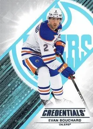 2024-25 Upper Deck Credentials #2 - Evan Bouchard - Edmonton Oilers