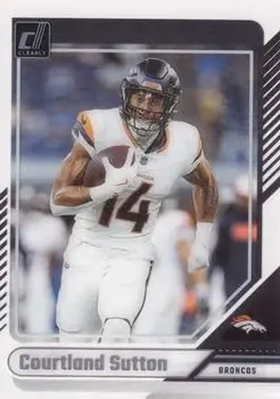 2024 Clearly Donruss #18 - Courtland Sutton - Denver Broncos