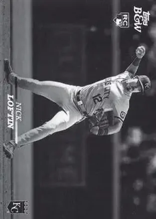 2024 Topps Black & White #24 - Nick Loftin - Kansas City Royals
