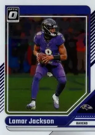 2024 Donruss Optic #13 - Lamar Jackson - Baltimore Ravens