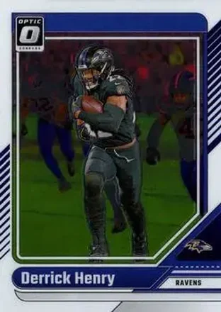 2024 Donruss Optic #14 - Derrick Henry - Baltimore Ravens