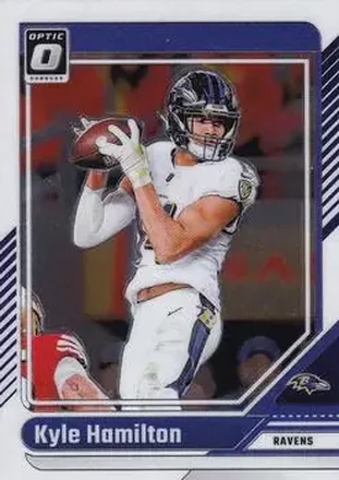 2024 Donruss Optic #18 - Kyle Hamilton - Baltimore Ravens
