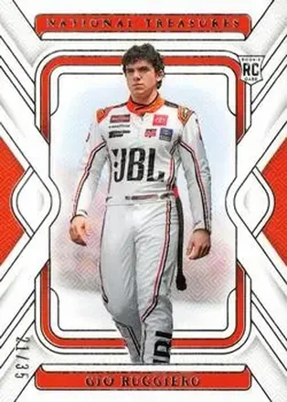 2025 Panini National Treasures #33 - Gio Ruggiero - Tricon Garage
