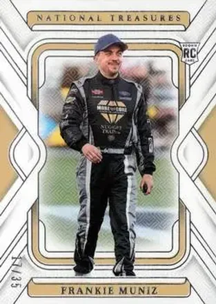 2025 Panini National Treasures #35 - Frankie Muniz - Reaume Brothers Racing