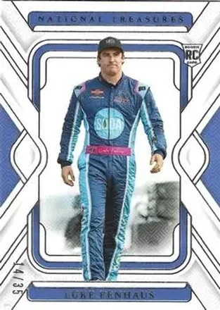 2025 Panini National Treasures #38 - Luke Fenhaus - ThorSport Racing