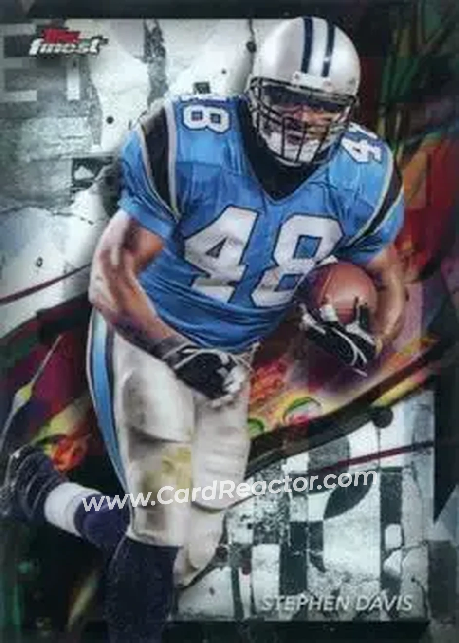 2024 Finest #11 - Stephen Davis - Carolina Panthers - Front 2024 Finest #11 - Stephen Davis - Carolina Panthers - Front